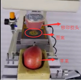 看了同行，才知道移印硅膠在水果上也有應用